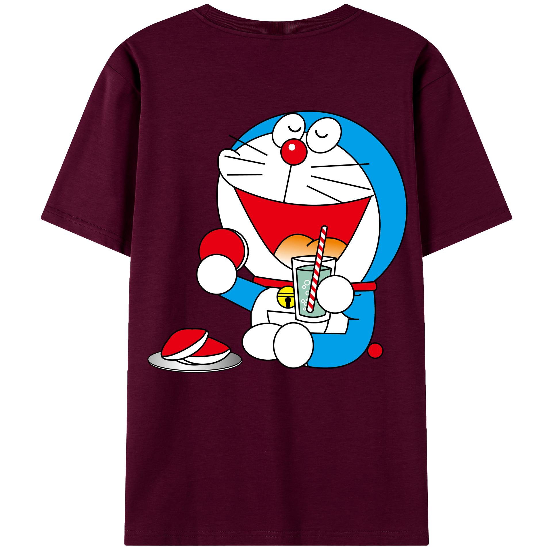 （画像用） ドラえもん Doraemon レディース半袖Tシャツ(バックプリント)